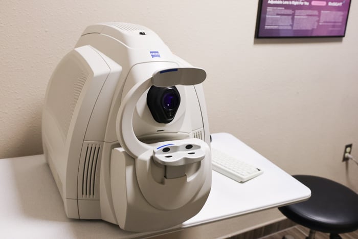 Prelimiary testing - Optical coherence tomography (OCT)