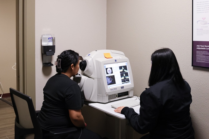 Prelimiary testing - Optical coherence tomography (OCT)