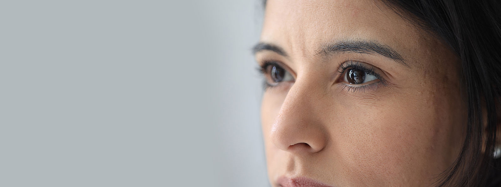 Woman after blepharoplasty