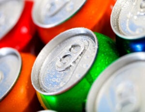 Caffeinated energy drinks can trigger eyelid twitching; cut back for 1–2 weeks