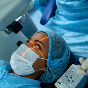 Vision correction for thin corneas with PRK eye surgery at Southwest Eye Institute.