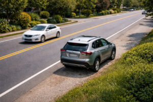 Pull over to the side of the road if you are expieriencing a migraine, Southwest Eye Institute.