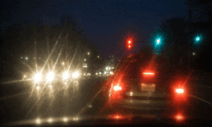 Difficulty driving at night is an early sign of cataracts with Southwest Eye Institute.