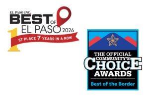 Best of El Paso and Best of the border awards for Southwest Eye Institute.